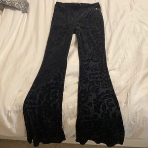 Black boot cut pants